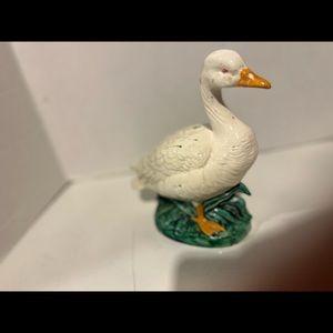 White Duck Ceramic Figurine
